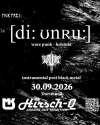 [di: unru:] in Dortmund am 30.09.2026