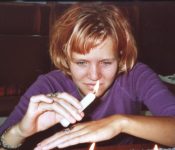 Annika- SKAF- das geshornte Bierschinken- Schäfchen