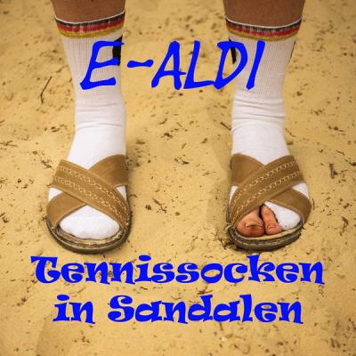 E-Aldi - Tennissocken in Sandalen
